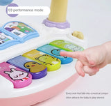 Baby Toys Rotating Music Piano with Light Sound 12 to24 Months Educational Toys Animals Sounding Keyboard Kids Playing Type Gift