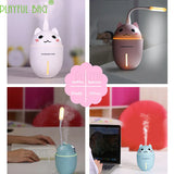 New Fashion Children's Toys!Lovely cat modeling Air Humidifier with LED night light USB charging