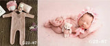 Newborn Photography Props  Newborn  Boy Girl Romper Hat Baby Romper Bodysuits Outfit  Photography  Props Clothing