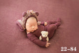 Newborn Photography Props  Newborn  Boy Girl Romper Hat Baby Romper Bodysuits Outfit  Photography  Props Clothing