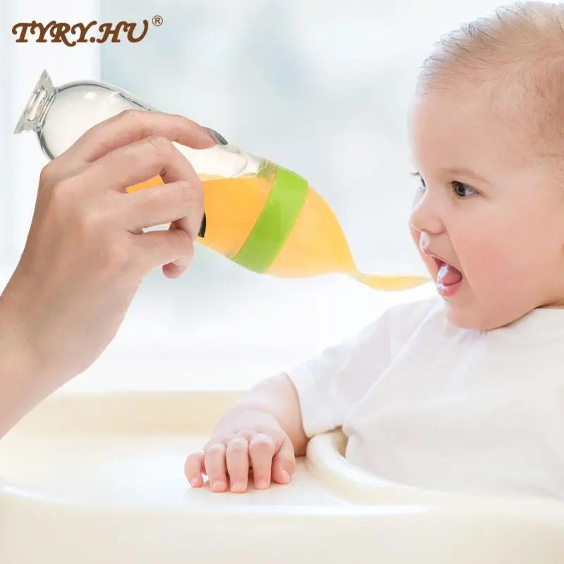 Silicone Squeeze Bottle | Baby Feeding Bottle | Tot-Aide