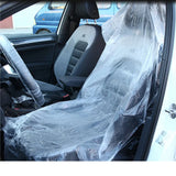 Universal car disposable plastic soft seat cover waterproof, car repair disposable seat cover