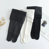 girls pantyhose autumn and winter fleece warm thickened flat kids leggings dance