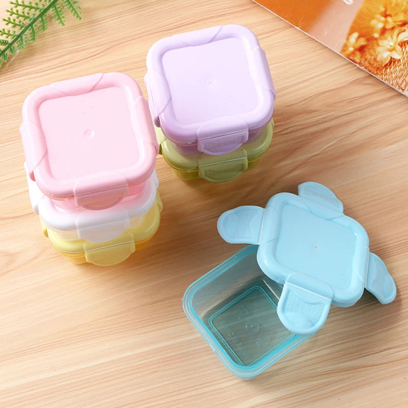 Dispensing Crisper Box Food Grade Thickened Sealed Pet Food Box Baby Food Storage Box Toddler Kids Snack Container