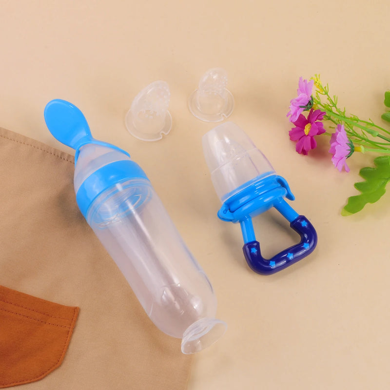 Silicone Squeeze Bottle | Baby Feeding Bottle | Tot-Aide