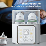 Portable Milk Warming Baby Bottle Warmer And Sterilizer Smart Double Formula Milk Feeding Bottle Warmer