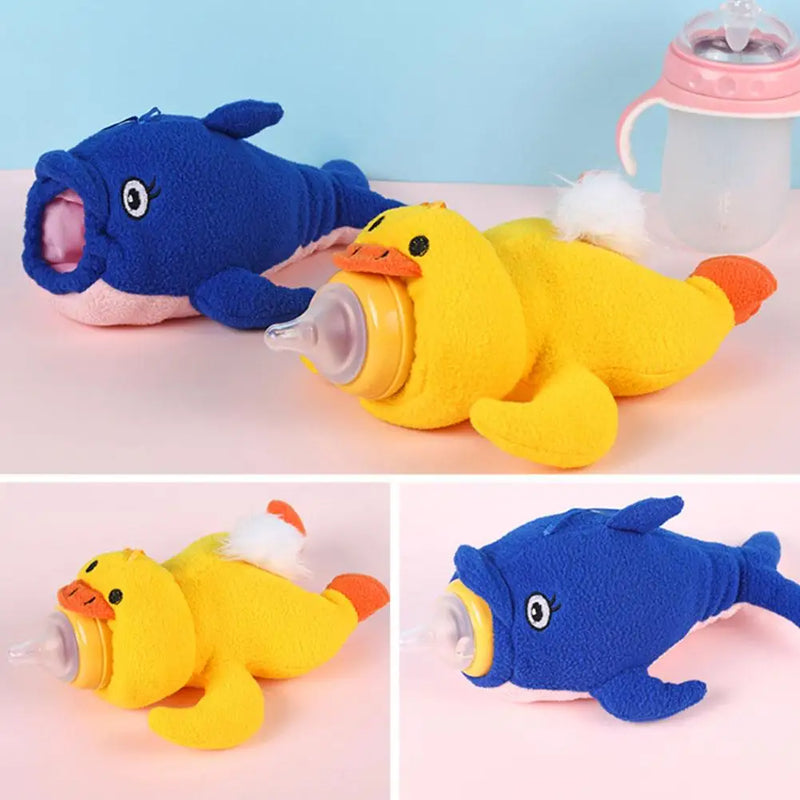 Cute Plush Feeding Bottle Pouch Cover