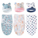 Newborn Swaddle Cartoon Printed Wrap