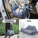 Dog Car Seat Portable Dog Car Seat Booster Basket Breathable Pet Automobile Nest For Safety Dogs Cats Mat Habitat Bed For Car