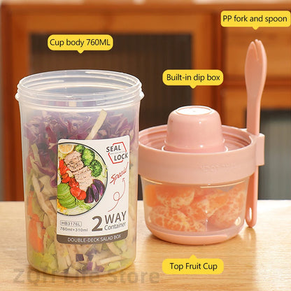 1L Portable Breakfast Cups