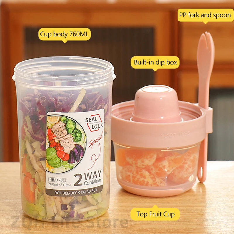 1L Portable Breakfast Cups