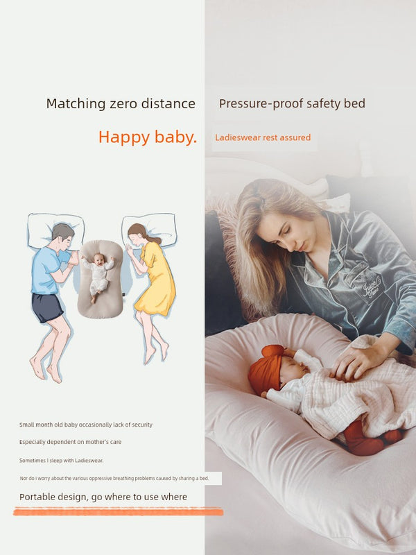 Sleeping Artifact Portable Bionic Protective Grating Crib