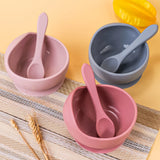 Silicone Suction Bowl | Silicone Tableware Set | Tot-Aide