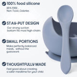 Silicone Suction Bowl | Silicone Tableware Set | Tot-Aide