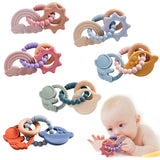 Baby Silicone Bracelet Teether Toys BPA Free Silicone Celestial Nursing Teething Toys