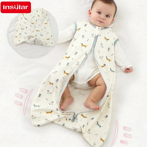 Baby Sleeping Bag Summer Thin Baby Sleepsack Kids Sleepwear Anti-Kick Blanket